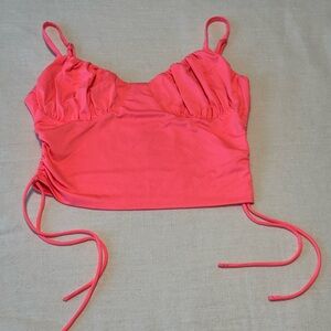 Like-New Bright Pink Princess Polly Crop Top Size 8